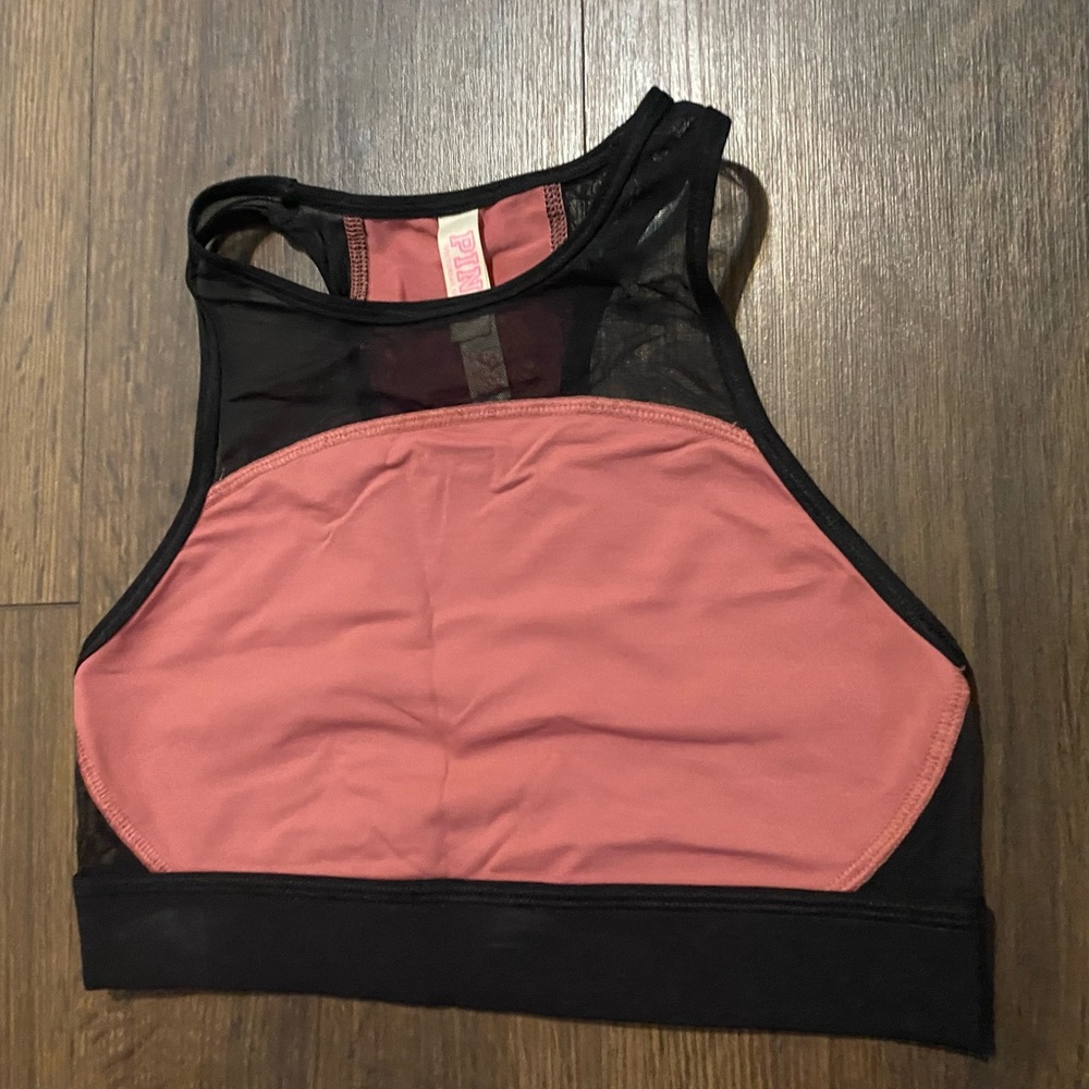 Women’s Pink Victoria Secret Haut Court Sports Bra XS - Picture 2 of 10